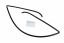 BMW E60 5-Series Genuine Rear Windshield Upper Moulding Seal 525i 530i 528i NEW